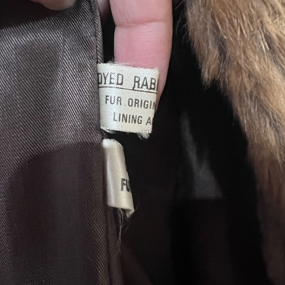 Lord & Taylor Vintage Rabbit Fur Coat - Picture 9 of 14